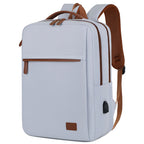 TechPort Laptop Backpack with USB Charging Port – Water-Resistant Design for 15.6-Inch Laptops