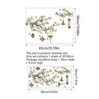 💐 Colorful Floral Bouquet Window Sticker 🖼️ (Removable without leaving marks)