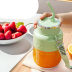 2in1 Bottle Mixer with Straw 800ml - Perfect for On the Go!