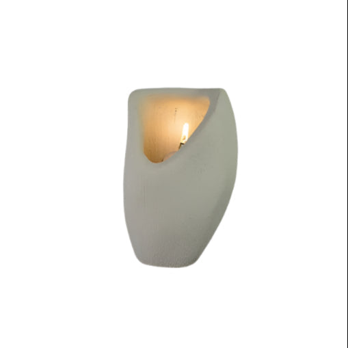 Wall lamp made of Polystyrene in Wabi-Sabi Style