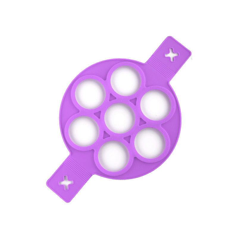 Non-stick silicone pancake mold ring