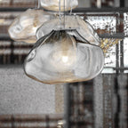 CloudNova Glass Pendant Light | Modern Design | Unique Cloud Look | Ambient Lighting