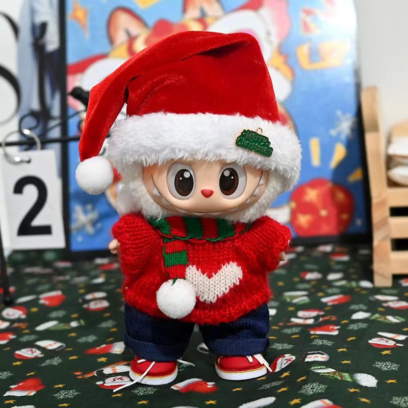 Labubu Doll Christmas Series Hoodie Apparel