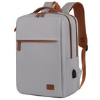 TechPort Laptop Backpack with USB Charging Port – Water-Resistant Design for 15.6-Inch Laptops