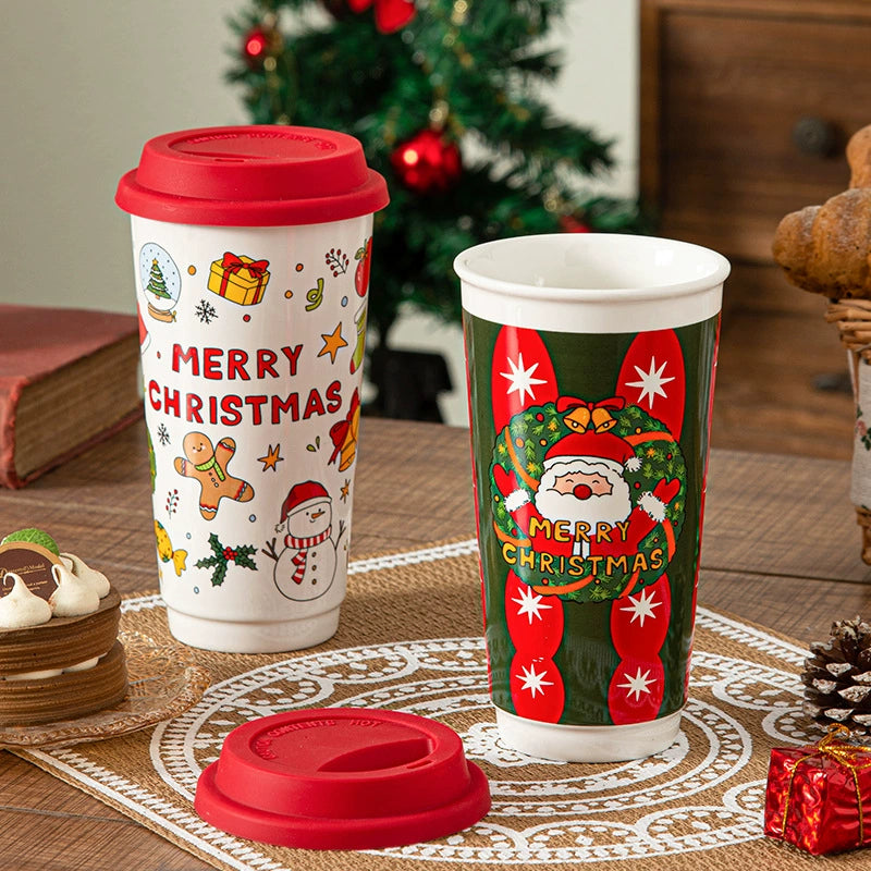 Cute Ceramic Christmas Coffee Mug