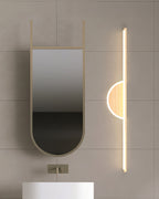 Modern Wall Lamp made of Wooden Arch