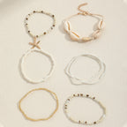 7pc Boho Beach Bracelet Stack