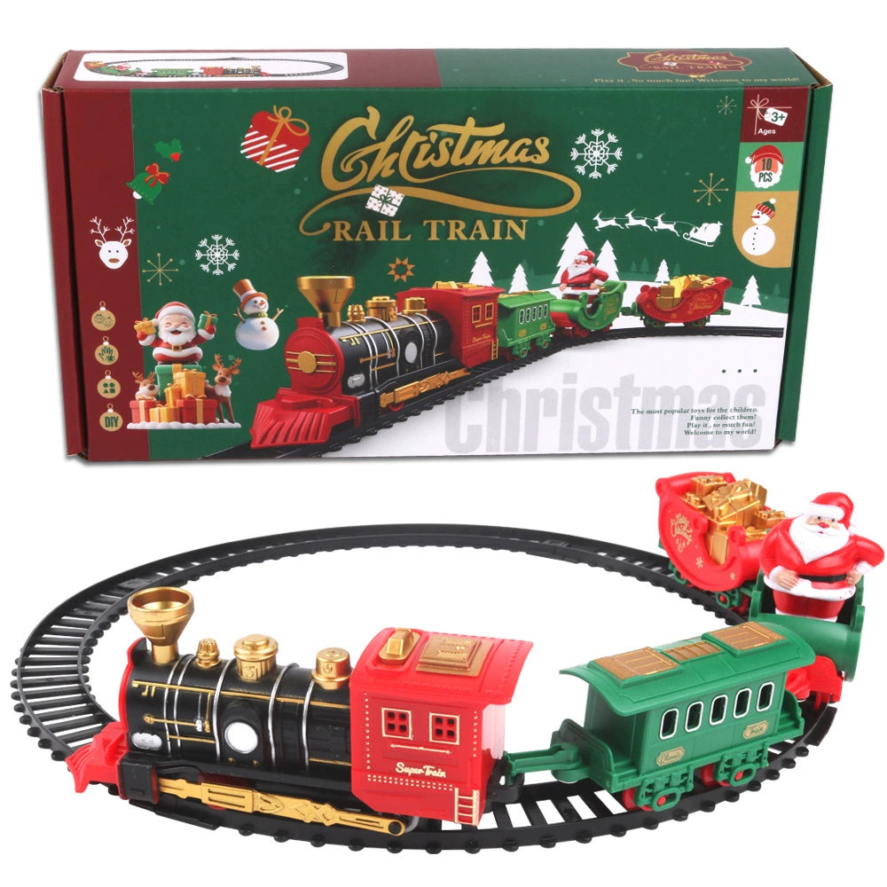Mini Electric Christmas Track Train Set