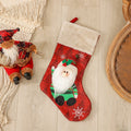 Christmas Socks Gift Bag Christmas Tree Hanging Ornaments Candy Bag