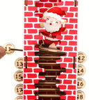 Wooden Santa Claus Detachable Countdown Display Stand
