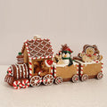 Christmas Mini Train Ornament — Festive Resin Decor