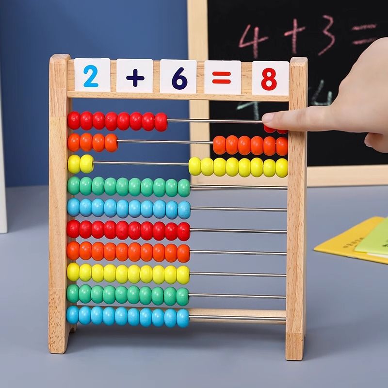 Wooden Counting Frame for Learning to Count and Calculate