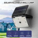 Solar Motion Sensor Wall Light Foldable Outdoor Floodlight