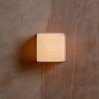 Fabric Wall Lamp in Japanese Wabi-Sabi Style