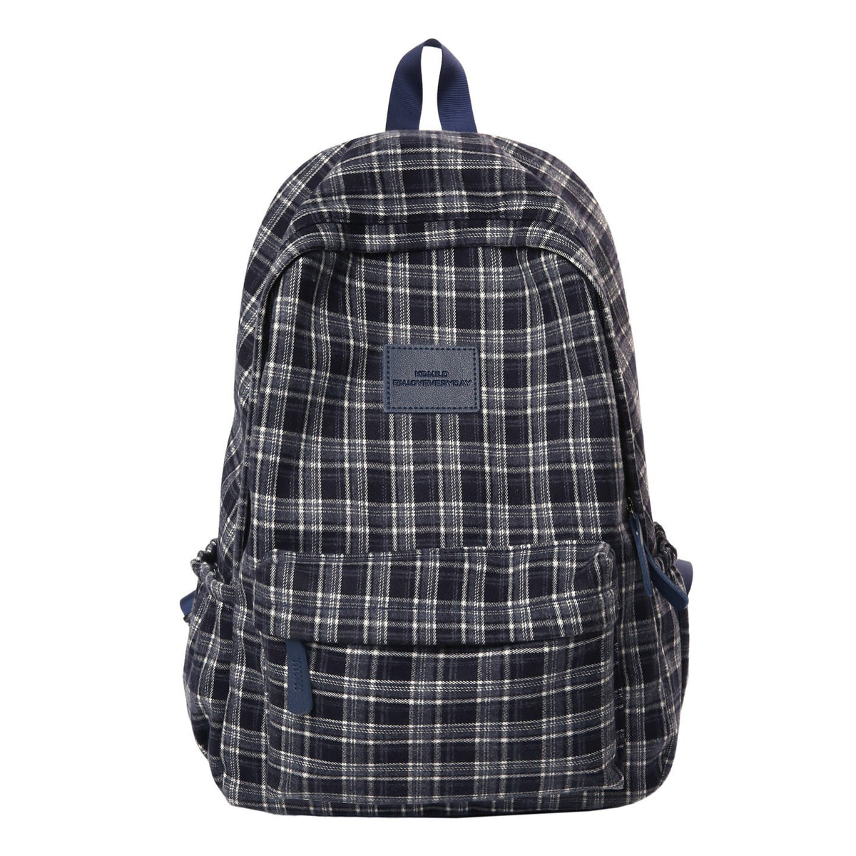 Checked Patterned Casual School Backpack