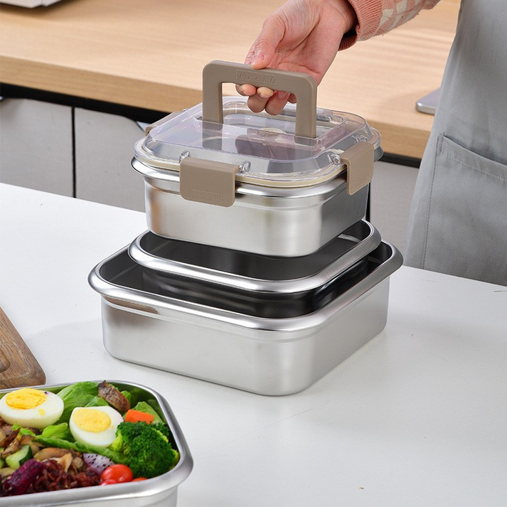 Portable Stainless Steel Food Storage Container 1600ml