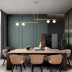 Nordic Glass Linear Luxury Pendant Lamp