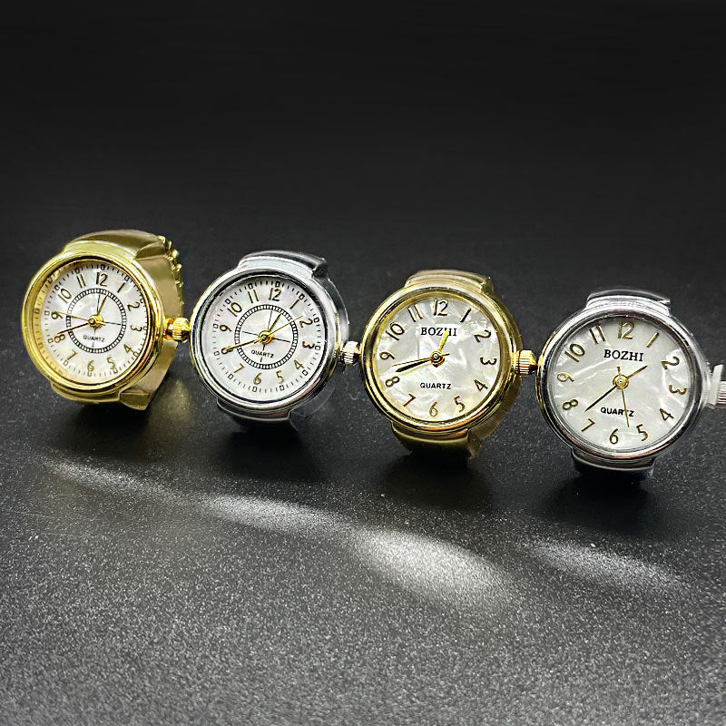 Unisex Pair Finger Rings Quartz Watches