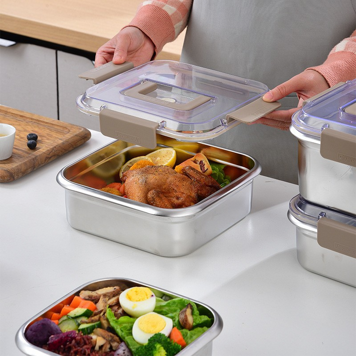 Portable Stainless Steel Food Storage Container 1600ml