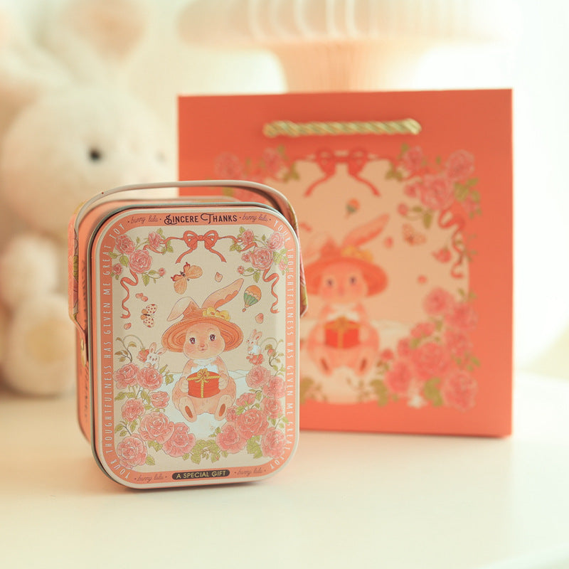 Handmade Soft Bunny PomPom Keychains (Boxed Edition)