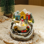 Rotating Musical USB Resin Christmas Ornament
