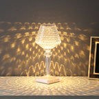 Liesbeth Crystal Lamp – Luxury Table Lamp with USB Charging Function