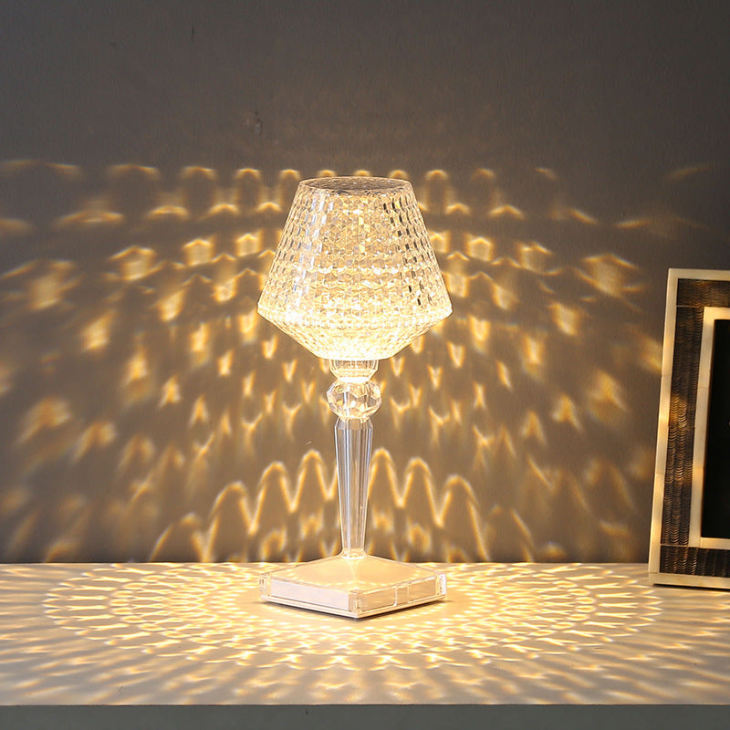 Liesbeth Crystal Lamp – Luxury Table Lamp with USB Charging Function