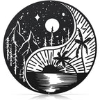 Black Metal Wall Art Home Decor