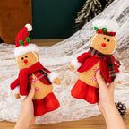 Creative Standing Plush Gingerbread Man Ornament