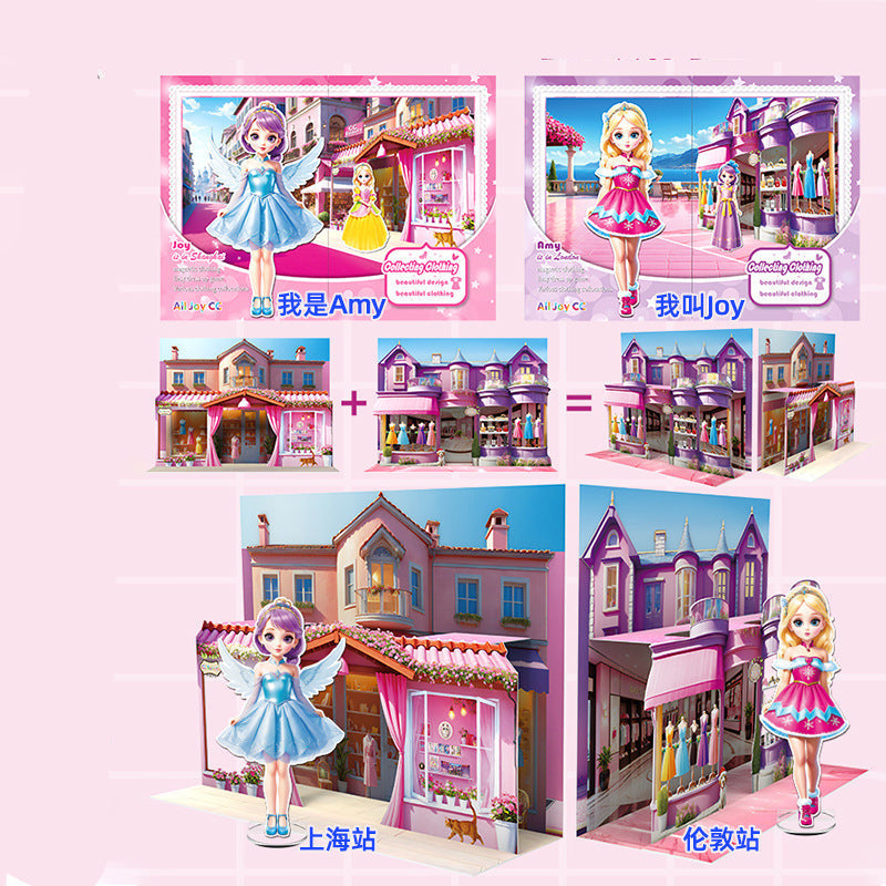 Foldable Fashion Boutique Game Book