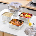 Portable Stainless Steel Food Storage Container 1600ml