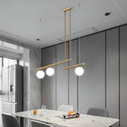 Nordic Glass Linear Luxury Pendant Lamp