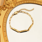 Personalized Family Names Paperclip Bracelet