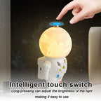Astronaut Moon Lamp Resin Night Light Bedroom Bedside Decor Creative Gift