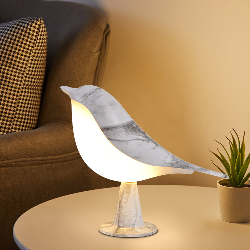 Elegant Bird Lamp with 3 Light Levels