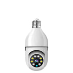 Security camera with remote access and integrated light 1080