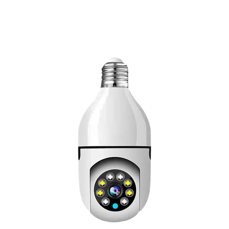 Security camera with remote access and integrated light 1080