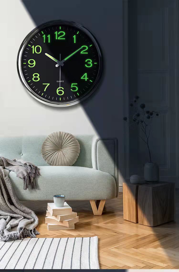 Illuminating Classroom Silent Wall Clock 30 cm