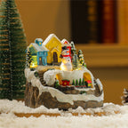 Rotating Musical USB Resin Christmas Ornament