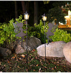 New Solar Lawn Light, Outdoor Waterproof Iron Fairy Garden Atmosphere Light