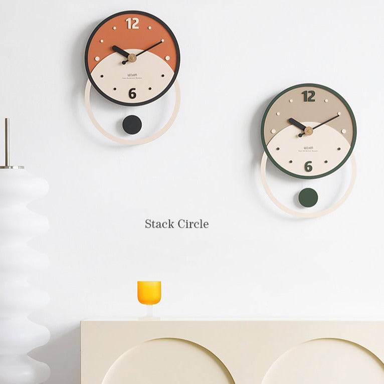 Nordic Minimalist Wall Decoration Clock for the Living Room