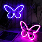 LED Butterfly Neon Wall Light
