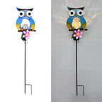 Solar Iron Owl Lawn Light, Outdoor Waterproof Garden Atmosphere Lamp