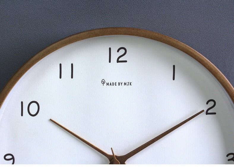 TimberClock - Solid Wood Analog Clock