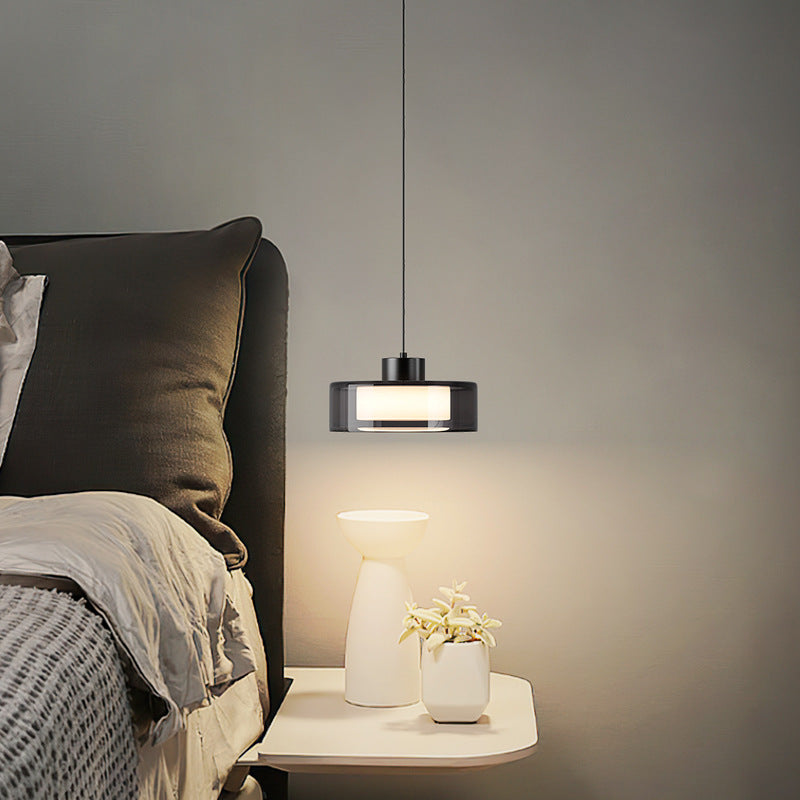 Italian Glass Pendant Lamp in Elegant Design