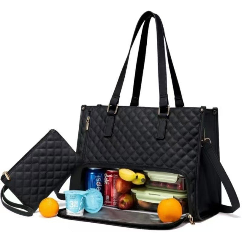 All in One Women's Handbag with Integrated Cooling Compartment