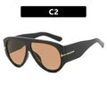 Oversized UV400 Aviator Sunglasses