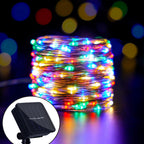 Waterproof fairy lights with solar energy