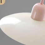 Modern Macaron Bauhaus Pendant Light – Iron Shade