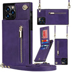 3in1 Phone Case with Card and Coin Pocket Crossbody Bag